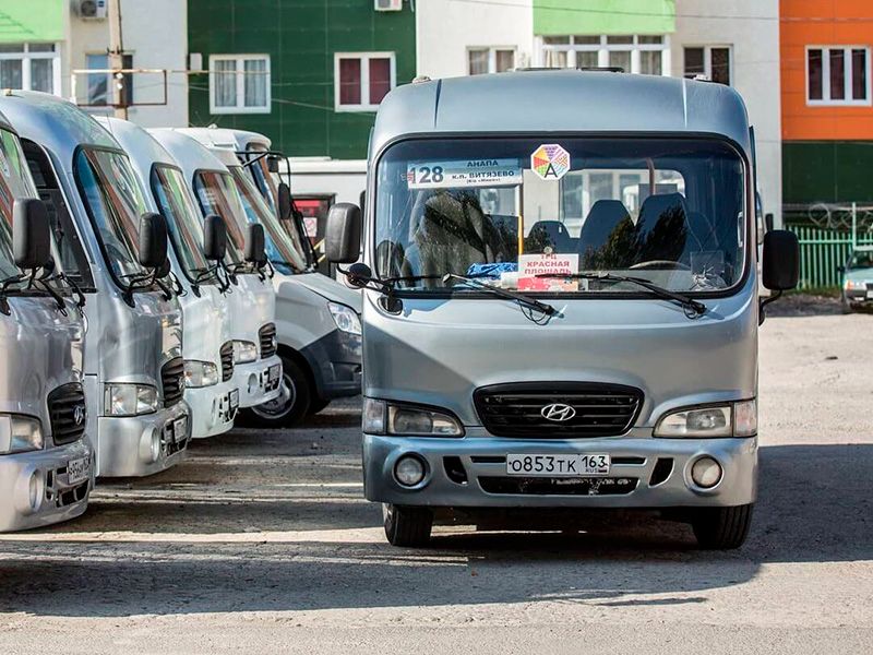 Автобус 128-го маршрута в депо